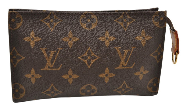 Authentic Louis Vuitton Monogram Pouch For Bucket PM LV 2811F