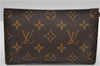 Authentic Louis Vuitton Monogram Pouch For Bucket PM LV 2811F