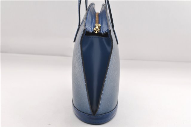 Authentic Louis Vuitton Epi Saint Jacques Hand Bag Blue M52275 LV 2812E