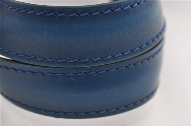 Authentic Louis Vuitton Epi Saint Jacques Hand Bag Blue M52275 LV 2812E