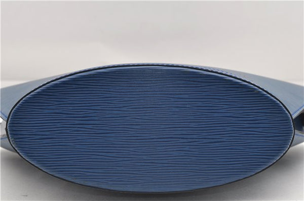 Authentic Louis Vuitton Epi Saint Jacques Hand Bag Blue M52275 LV 2812E