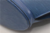 Authentic Louis Vuitton Epi Saint Jacques Hand Bag Blue M52275 LV 2812E