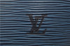 Authentic Louis Vuitton Epi Saint Jacques Hand Bag Blue M52275 LV 2812E
