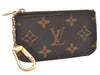 Authentic Louis Vuitton Monogram Pochette Cles Coin Purse Case M62650 LV 2812F