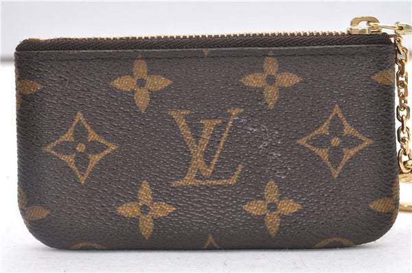 Authentic Louis Vuitton Monogram Pochette Cles Coin Purse Case M62650 LV 2812F