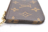 Authentic Louis Vuitton Monogram Pochette Cles Coin Purse Case M62650 LV 2812F