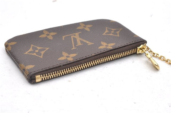 Authentic Louis Vuitton Monogram Pochette Cles Coin Purse Case M62650 LV 2812F