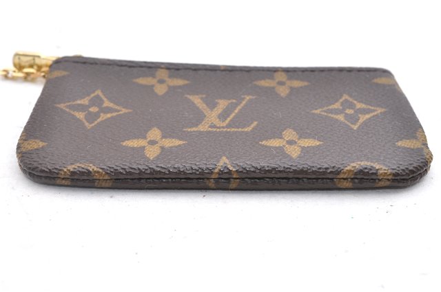 Authentic Louis Vuitton Monogram Pochette Cles Coin Purse Case M62650 LV 2812F