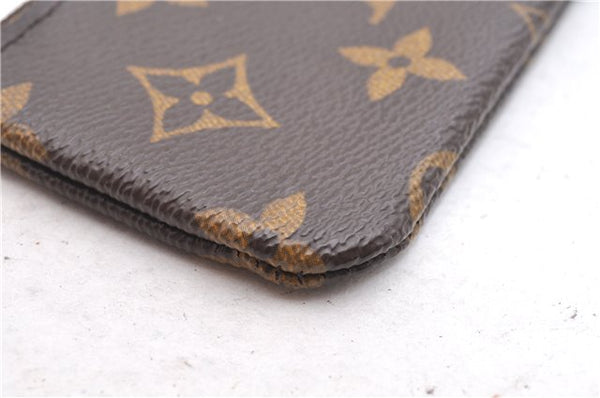 Authentic Louis Vuitton Monogram Pochette Cles Coin Purse Case M62650 LV 2812F