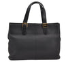 Authentic Burberrys Vintage Leather Shoulder Hand Bag Purse Black 2812I