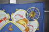 Authentic HERMES Carre 90 Scarf "SPRINGS" Silk Blue Box 2813D