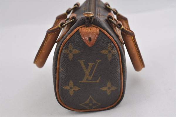 Authentic Louis Vuitton Monogram Mini Speedy Hand Bag Purse M41534 LV 2813I