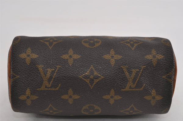 Authentic Louis Vuitton Monogram Mini Speedy Hand Bag Purse M41534 LV 2813I
