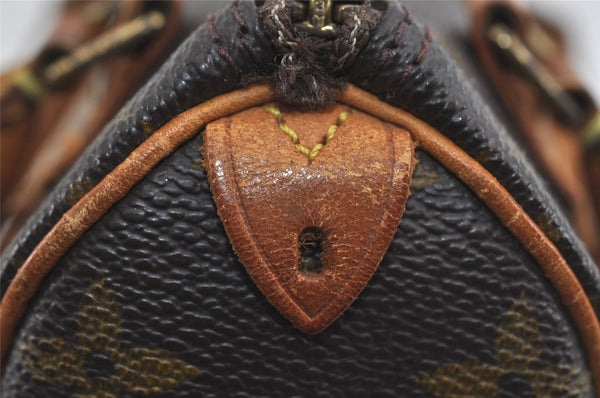Authentic Louis Vuitton Monogram Mini Speedy Hand Bag Purse M41534 LV 2813I
