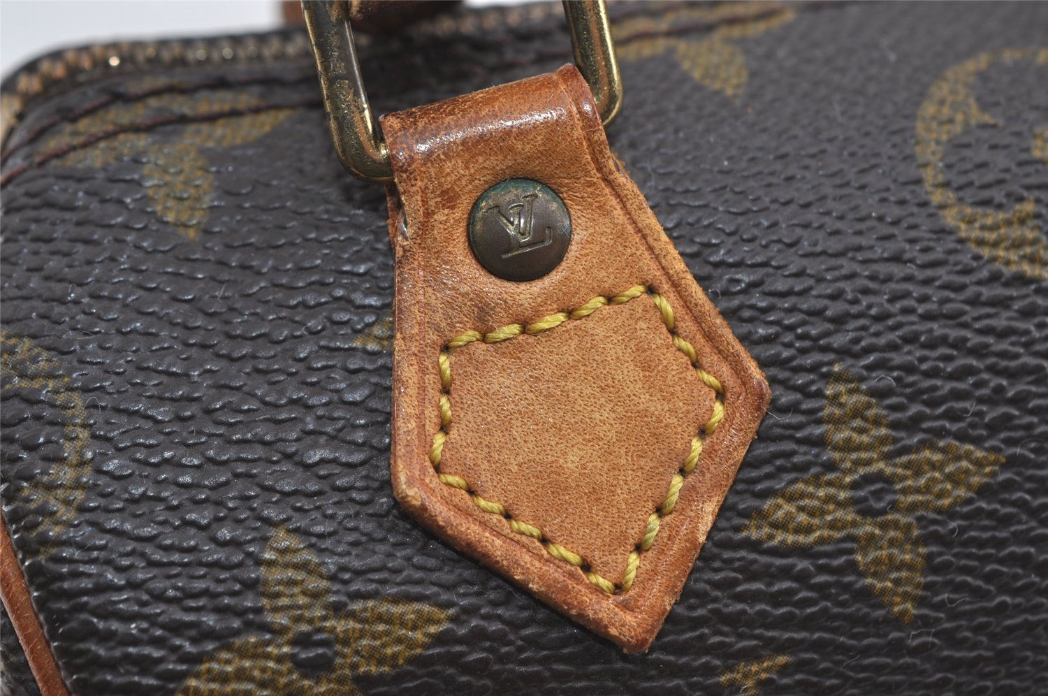 Authentic Louis Vuitton Monogram Mini Speedy Hand Bag Purse M41534 LV 2813I