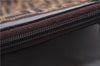 Authentic FENDI Zucca Vintage Hand Bag Purse Canvas Leather Brown 2815E