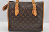Authentic Louis Vuitton Monogram Popincourt Haut Shoulder Bag M40007 LV 2816I