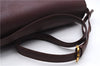 Authentic Cartier Must de Cartier Shoulder Cross Bag Leather Bordeaux Red 2817E