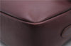 Authentic Cartier Must de Cartier Shoulder Cross Bag Leather Bordeaux Red 2817E