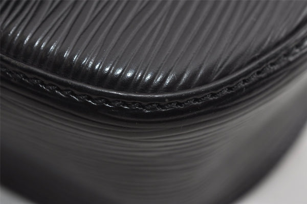 Authentic Louis Vuitton Epi Saint Cloud PM Shoulder Bag Black M52212 LV 2817I