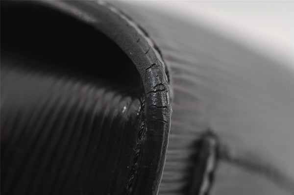 Authentic Louis Vuitton Epi Saint Cloud PM Shoulder Bag Black M52212 LV 2817I