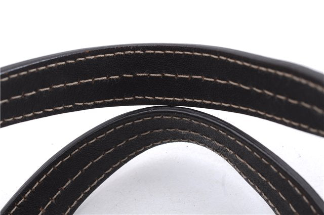 Authentic GUCCI Hysteria GG Crystal Crest Heart Hand Bag PVC Leather Brown 2819E