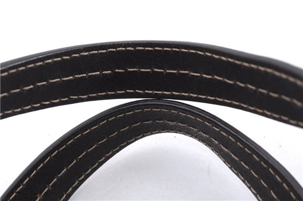 Authentic GUCCI Hysteria GG Crystal Crest Heart Hand Bag PVC Leather Brown 2819E