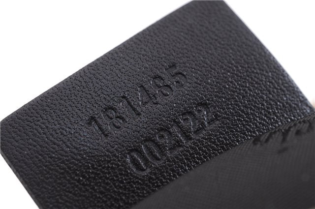 Authentic GUCCI Hysteria GG Crystal Crest Heart Hand Bag PVC Leather Brown 2819E