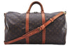 Authentic Louis Vuitton Monogram Keepall Bandouliere 50 M41416 Boston Bag 2820E