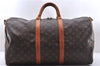 Authentic Louis Vuitton Monogram Keepall Bandouliere 50 M41416 Boston Bag 2820E