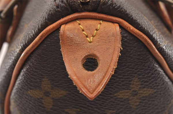 Authentic Louis Vuitton Monogram Mini Speedy Hand Bag Purse Old Model LV 2820I