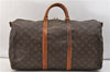 Auth Louis Vuitton Monogram Keepall Bandouliere 50 Boston Bag M41416 LV 2821E