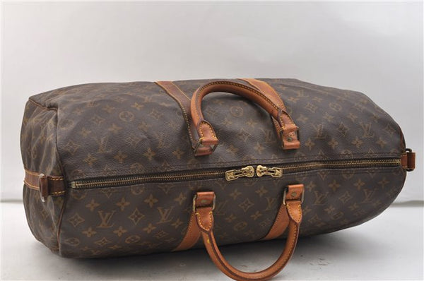 Auth Louis Vuitton Monogram Keepall Bandouliere 50 Boston Bag M41416 LV 2821E