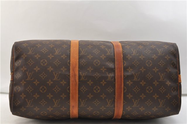 Auth Louis Vuitton Monogram Keepall Bandouliere 50 Boston Bag M41416 LV 2821E