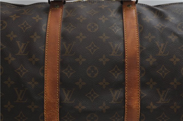 Auth Louis Vuitton Monogram Keepall Bandouliere 50 Boston Bag M41416 LV 2821E