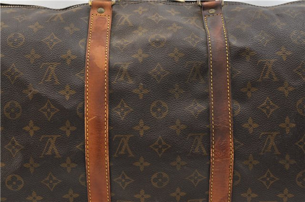 Auth Louis Vuitton Monogram Keepall Bandouliere 50 Boston Bag M41416 LV 2821E