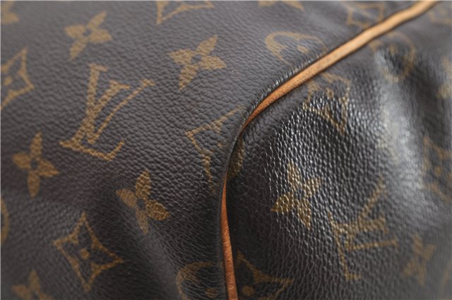 Authentic Louis Vuitton Monogram Keepall Bandouliere 55 M41414 Boston Bag 2823E