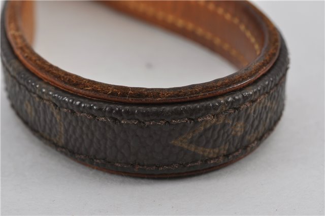 Authentic Louis Vuitton Monogram Leash Baxter MM Dog Lead M58056 LV 2823F