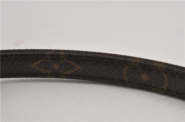 Authentic Louis Vuitton Monogram Leash Baxter MM Dog Lead M58056 LV 2823F