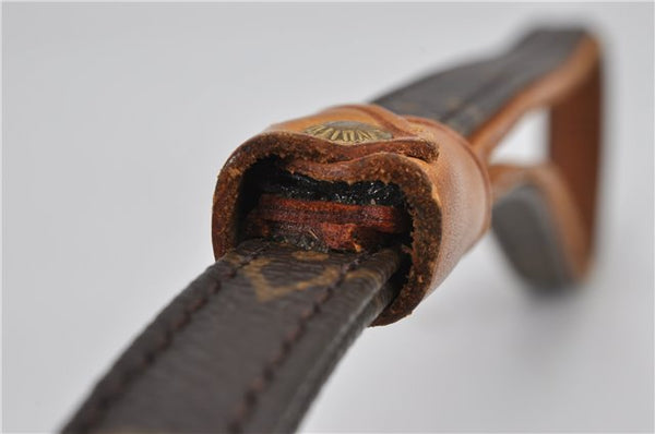 Authentic Louis Vuitton Monogram Leash Baxter MM Dog Lead M58056 LV 2823F