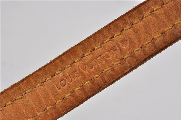Authentic Louis Vuitton Monogram Leash Baxter MM Dog Lead M58056 LV 2823F