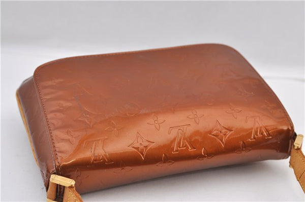 Auth Louis Vuitton Vernis Thompson Street Shoulder Bag Brown M91124 LV 2824F