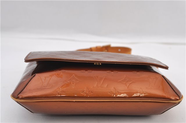 Auth Louis Vuitton Vernis Thompson Street Shoulder Bag Brown M91124 LV 2824F