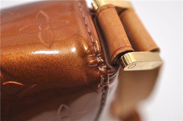 Auth Louis Vuitton Vernis Thompson Street Shoulder Bag Brown M91124 LV 2824F