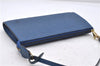 Authentic Louis Vuitton Epi Pochette Accessoires Pouch Blue M52945 LV 2825D