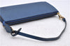 Authentic Louis Vuitton Epi Pochette Accessoires Pouch Blue M52945 LV 2825D