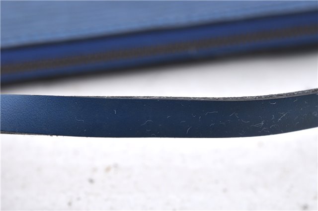 Authentic Louis Vuitton Epi Pochette Accessoires Pouch Blue M52945 LV 2825D