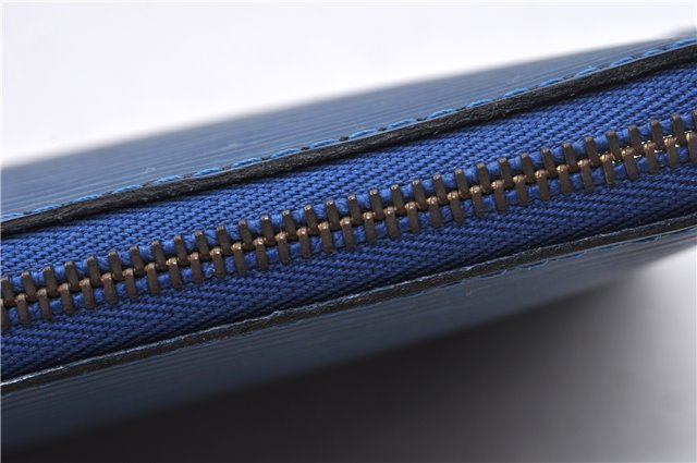 Authentic Louis Vuitton Epi Pochette Accessoires Pouch Blue M52945 LV 2825D