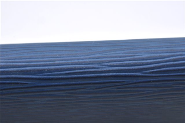 Authentic Louis Vuitton Epi Pochette Accessoires Pouch Blue M52945 LV 2825D