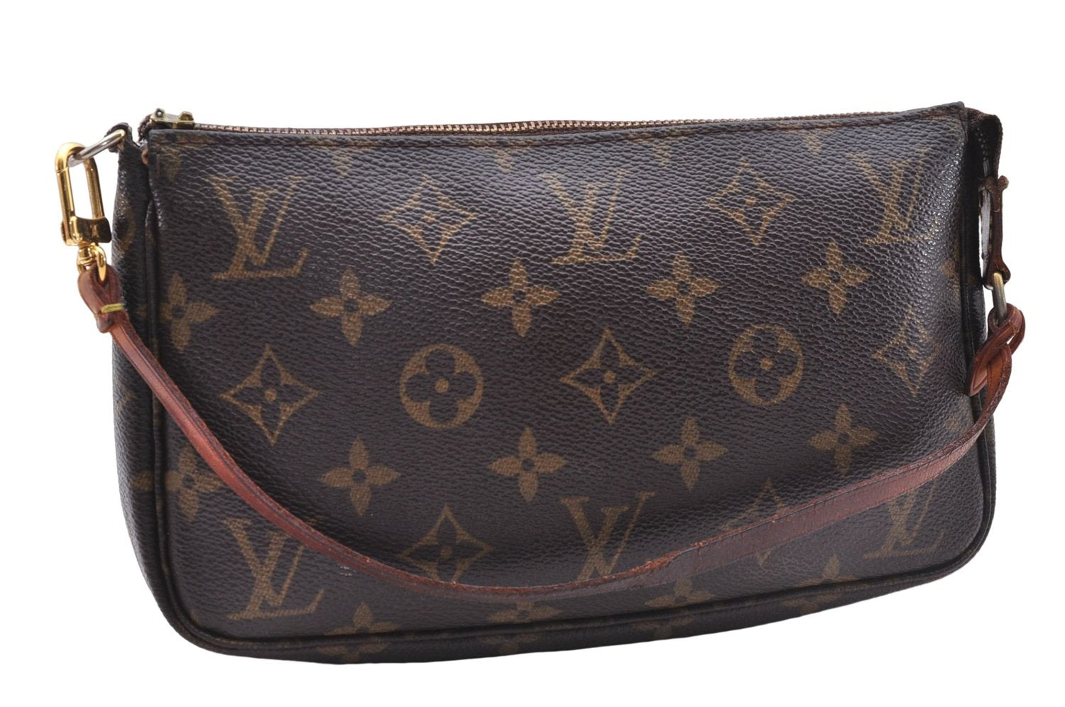 Authentic Louis Vuitton Monogram Pochette Accessoires Pouch M51980 LV Junk 2825E
